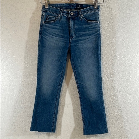 Ag Adriano Goldschmied Denim - AG Adriano Goldschmied The Jodi Crop High Rise Denim  Jeans Size 24R
